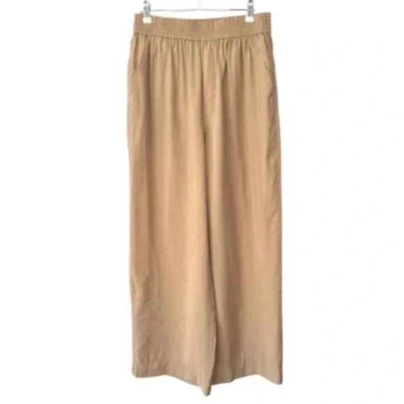 MADEWELL The Carley Wide-Leg Softdrape Pant in Desert Dune Women Size XL - Picture 6 of 7